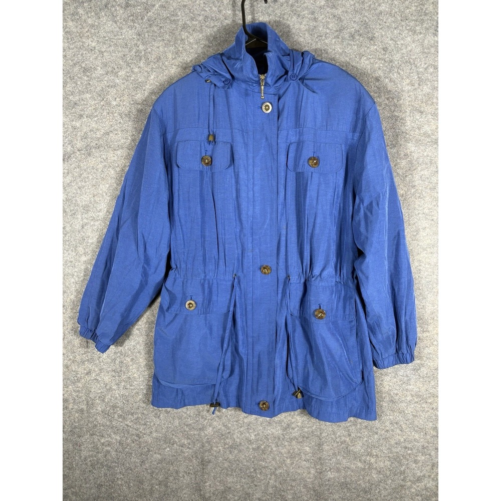 90's Parka Jacket Removable Hood‎ Womens Sz Large